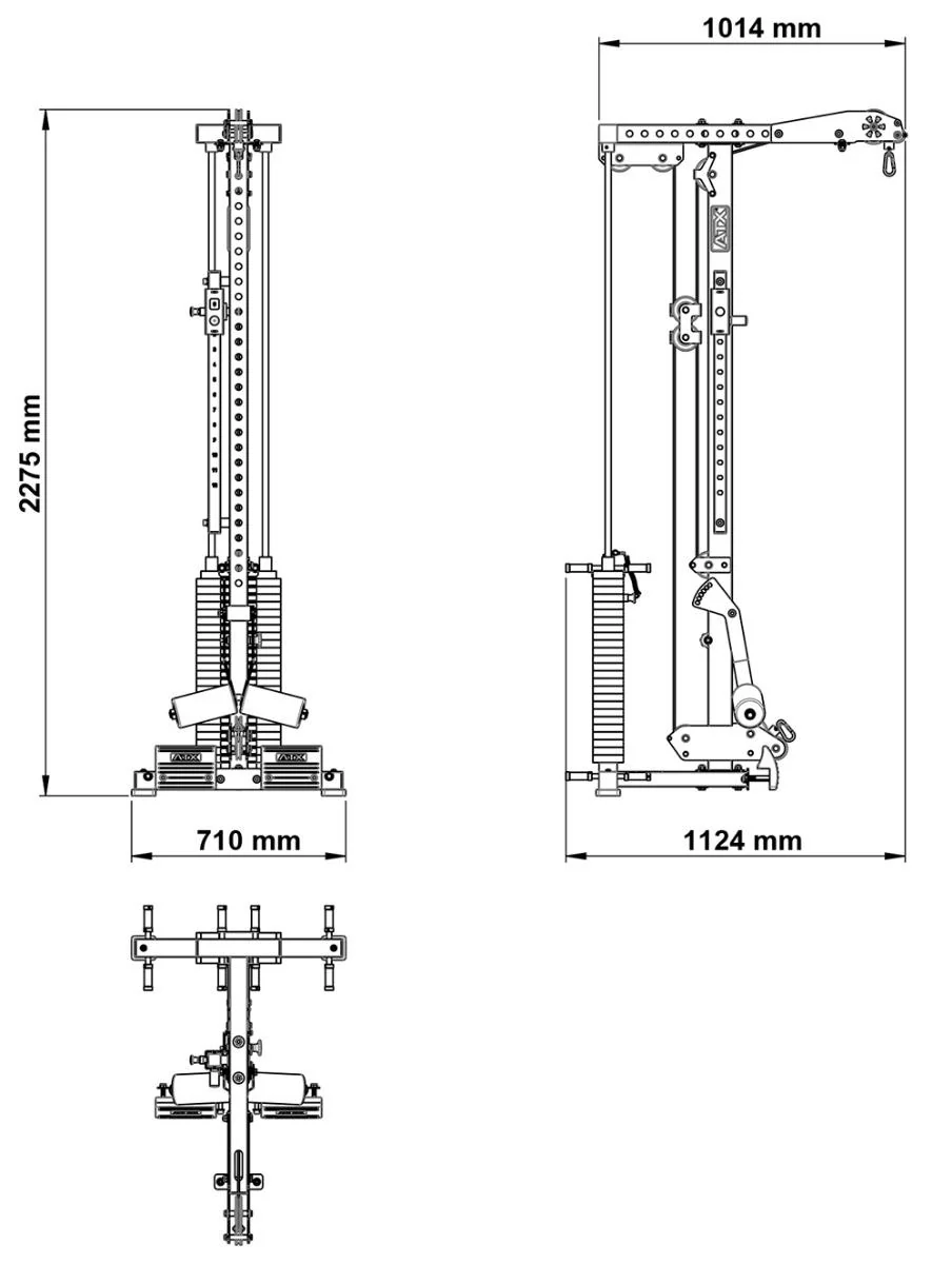 ATX Latzug - Option LTO-780 - 125 kg Steckgewichte - Image 13
